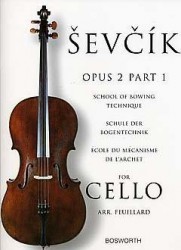 Ševčík Cello Studies: School Of Bowing Technique Part 1 (noty na violoncello)