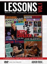 Lessons With The Hudson Greats - Volume 1 (noty na bicí) (+DVD)