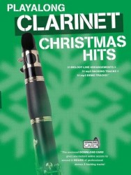 Playalong Clarinet: Christmas Hits (noty na klarinet) (+audio)