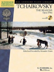 P.I. Tchaikovsky (Čajkovskij): The Seasons Op.37bis (Roční období) (noty na sólo klavír) (+audio)