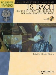 J.S. Bach: Selections From The Notebook For Anna Magdalena Bach (noty na sólo klavír) (+audio)
