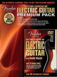 Fender Presents: Getting Started On Electric Guitar – Premium Pack (noty na kytaru) (+CD & DVD)