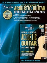 Fender Presents: Getting Started On Acoustic Guitar – Premium Pack (noty na kytaru) (+CD & DVD)