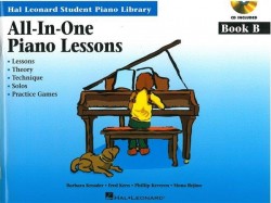 Hal Leonard Student Piano Library: All-In-One Piano Lessons: Book B (noty na sólo klavír) (+audio)
