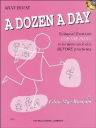 A Dozen a Day Mini Book (noty na sólo klavír) (+audio)