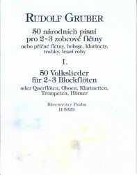 Rudolf Gruber: 50 národních písní 1
