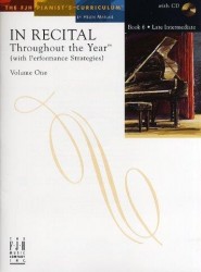 In Recital - Throughout The Year (With Performance Strategies): Volume One - Book 6 (noty na sólo klavír) (+audio)