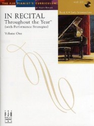 In Recital - Throughout The Year (With Performance Strategies): Volume One - Book 4 (noty na sólo klavír) (+audio)