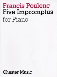 Francis Poulenc: Five Impromptus For Piano (noty na sólo klavír)