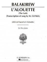 Mily Alexeyevich Balakirev: L'Alouette (The Lark) (noty na sólo klavír)