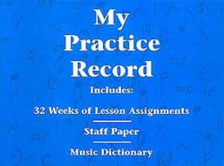Hal Leonard Student Piano Library: My Practice Record (noty na sólo klavír)