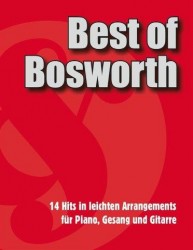Best Of Bosworth Songbook (noty na klavír, zpěv, akordy na kytaru)