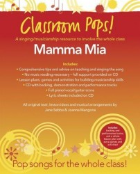Classroom Pops! Mamma Mia (noty na klavír, zpěv, akordy na kytaru) (+audio)