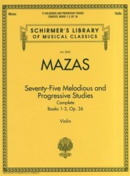 Jacques-Fereol Mazas: 75 Melodious and Progressive Studies Op.36 Complete (noty na housle)