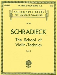 Henry Schradieck: School Of Violin Technics - Book 2 (Double Stops) (noty na housle)