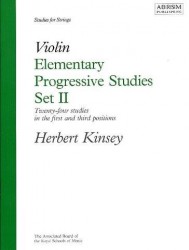 Herbert Kinsey: Elementary Progressive Studies For Violin Set II (noty na housle)