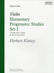 Herbert Kinsey: Elementary Progressive Studies For Violin Set 1 (noty na housle)