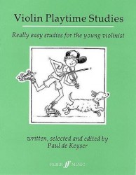 Paul De Keyser: Violin Playtime Studies (Solo Violin) (noty na housle)
