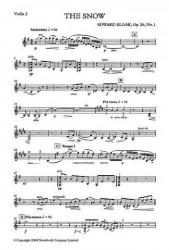 Edward Elgar: The Snow Op.26 No.1 (Violin 2) (noty na housle)