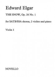 Edward Elgar: The Snow Op.26 No.1 (Violin 1) (noty na housle)