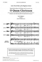 Victoria: O Quam Gloriosum (Washington) (noty na sborový zpěv SATB)