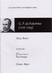 Giovanni Palestrina: Missa Brevis (noty na sborový zpěv SATB)