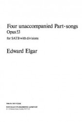 Edward Elgar: Four Unaccompanied Part-Songs Opus 53 (noty na sborový zpěv SATB)