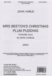 John Harle: Mrs Beeton's Christmas Plum Pudding (noty na sborový zpěv SATB)