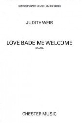 Judith Weir: Love Bade Me Welcome (noty na sborový zpěv SATB)