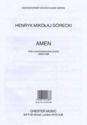 Henryk Mikolaj Gorecki: Amen (SSAATTBB) (noty na sborový zpěv SATB)