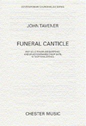 John Tavener: Funeral Canticle (noty na sborový zpěv SATB)