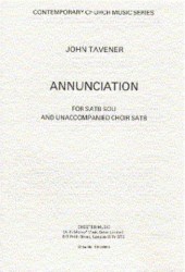 John Tavener: Annunciation (noty na sborový zpěv SATB)
