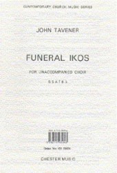 John Tavener: Funeral Ikos (noty na sborový zpěv SATB)