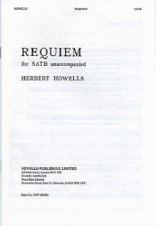 Herbert Howells: Requiem (noty na sborový zpěv SATB)