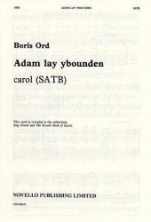 Boris Ord: Adam Lay Ybounden (noty na sborový zpěv SATB)