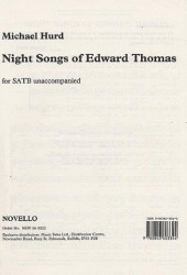 Michael Hurd: Night Songs Of Edward Thomas (noty na sborový zpěv SATB)