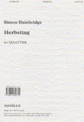 Simon Bainbridge: Herbsttag (noty na sborový zpěv SATB)