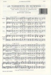 Edward Elgar: As Torrents In Summer (noty na sborový zpěv SATB)