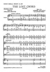 Arthur Sullivan: The Lost Chord (noty na sborový zpěv SATB, klavír)
