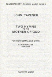 John Tavener: Two Hymns To The Mother Of God (noty na sborový zpěv SATB, klavír)