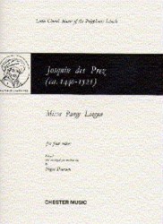 Des Prez: Missa Pange Lingua (noty na sborový zpěv SATB, klavír)