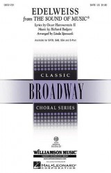 Richard Rodgers: Edelweiss (The Sound Of Music) Arr. Spevacek (noty na sborový zpěv SATB, klavír) - SADA 5 ks