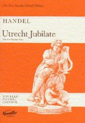 Handel: Utrecht Jubilate (noty na sborový zpěv SATB, klavír)