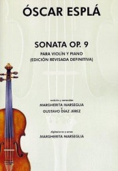 Oscar Espla: Sonata Op.9 Para Violin Y Piano (noty na housle, klavír)