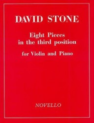 David Stone: Eight Pieces In Third Position For Violin And Piano (noty na housle, klavír)