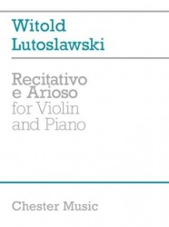 Witold Lutoslawski: Recitativo E Arioso For Violin And Piano (noty na housle, klavír)