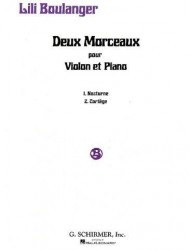Lili Boulanger: Deux Morceaux Pour Violin Et Piano (noty na housle, klavír)