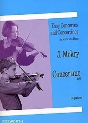 Jiri Mokry: Concertino in G (noty na housle, klavír)
