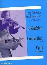 Ferdinand Kuchler: Concertino In G Op.11 (noty na housle, klavír)