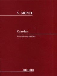 Vittorio Monti: Czardas (noty na housle, klavír)
